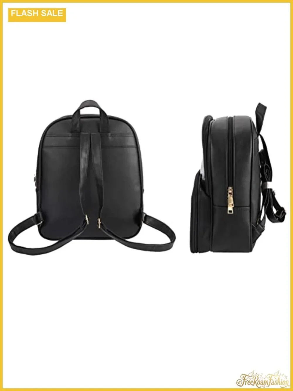 Ita Bag Double Window PU Leather Kawaii Backpack with Insert